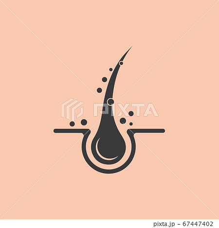 Hair treatments icon illustration 67447402