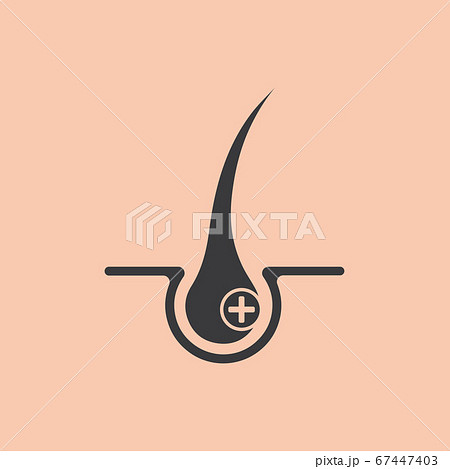 Hair treatments icon illustration 67447403