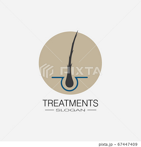 Hair treatments icon illustration 67447409