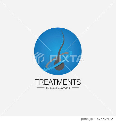 Hair treatments icon illustration 67447412