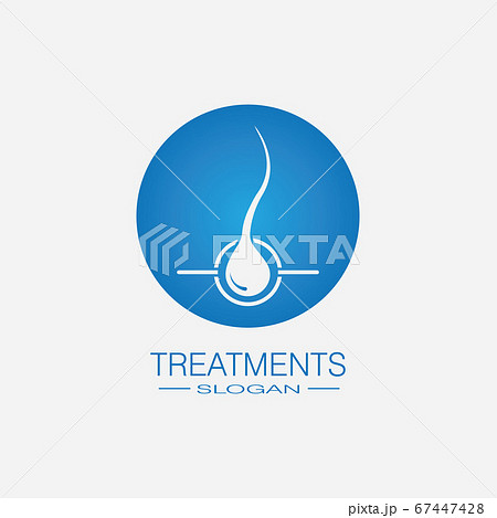 Hair treatments icon illustration 67447428
