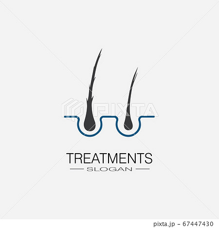Hair treatments icon illustration 67447430