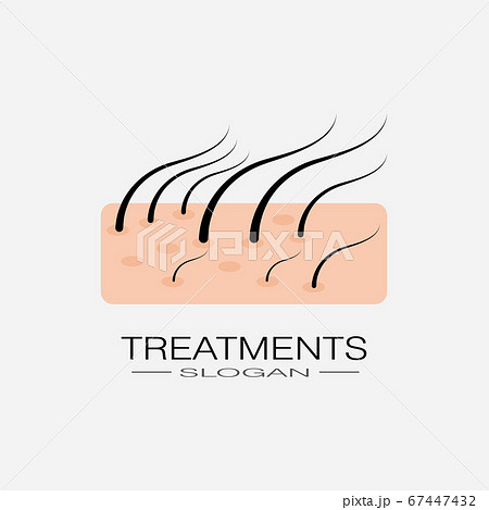 Hair treatments icon illustration 67447432