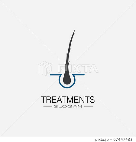 Hair treatments icon illustration 67447433