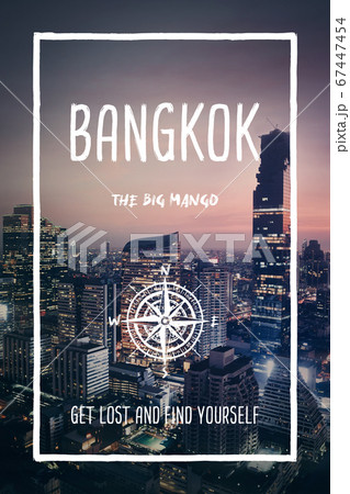 Bangkok, Thailand, the big mango city. Trendy 67447454