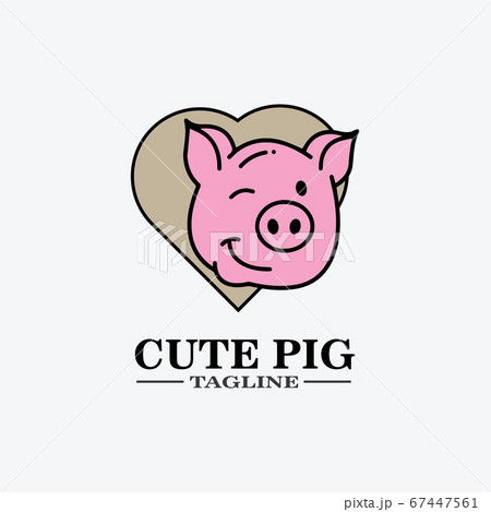 Cartoon pig Design illustration 67447561