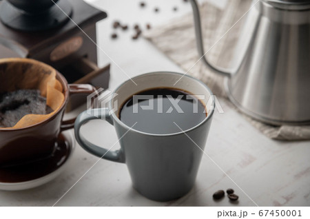 dripping coffee image with mug , paper filter and dripping coffee image with mug , paper filter and 67450001