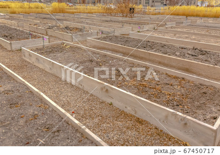Raised garden beds with faucets in Daybreak Utah 67450717