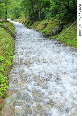 牛伏川のフランス式階段工 67452828