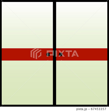 ふすま 和柄 戸障子 背景素材 日本のイラスト素材