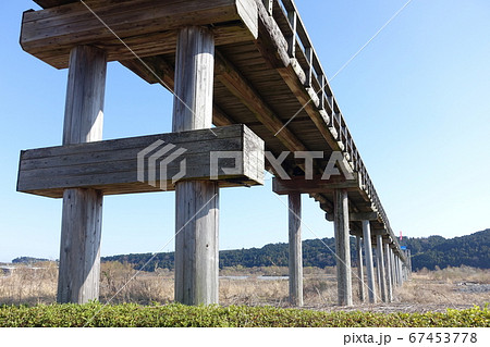 蓬莱橋 静岡県島田市 蓬莱橋 静岡県島田市 67453778