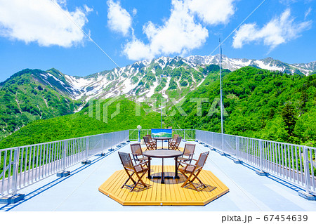 黒部平の風景（パノラマテラスから立山を望む） 67454639