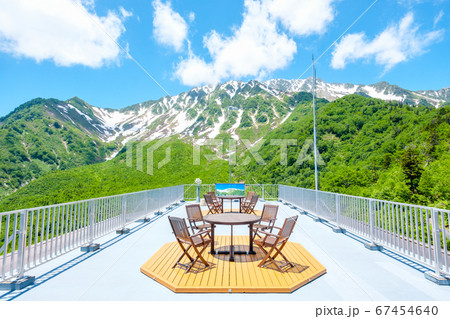 黒部平の風景（パノラマテラスから立山を望む） 67454640