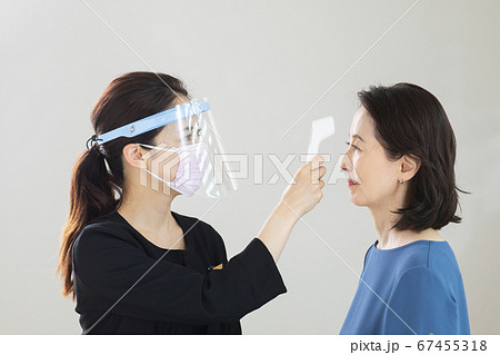 検温 フェイスシールド 検温 フェイスシールド 67455318