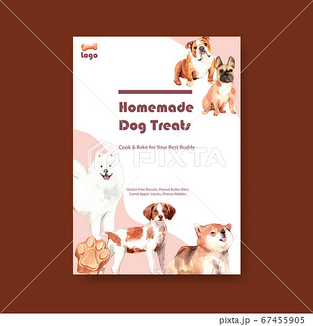 Poster template with dogs and food design for Poster template with dogs and food design for 67455905