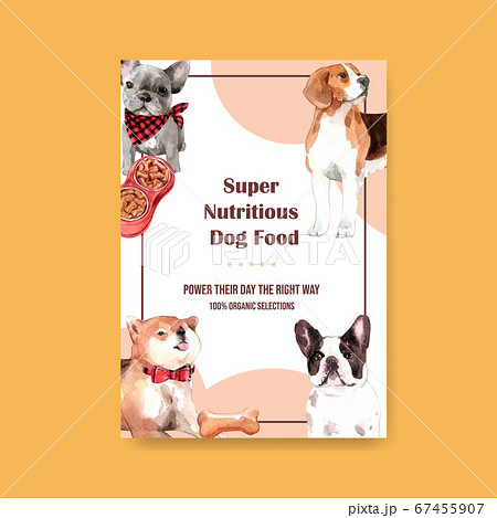 Poster template with dogs and food design for Poster template with dogs and food design for 67455907