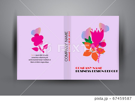 Cover Design template, annual report cover, flyer, 67459587