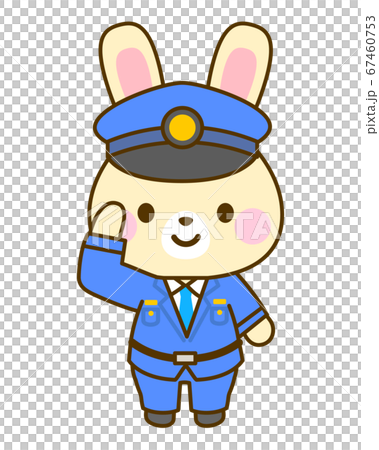 Policeman illustration for children Salute Policeman illustration for children Salute 67460753