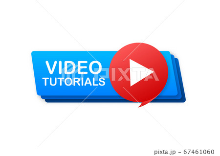 Video tutorials icon concept. Study and learning background, distance education and knowledge growth. Video conference and webinar icon, internet and video services. Vector illustration. Video tutorials icon concept. Study and learning background, distance education and knowledge growth. Video conference and webinar icon, internet and video services. Vector illustration. 67461060
