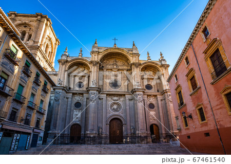 Cathedral of Incarnation in Granada city. Cathedral of Incarnation in Granada city. 67461540