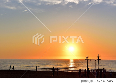 夕日が浦の夕焼け 夕日が浦の夕焼け 67461585