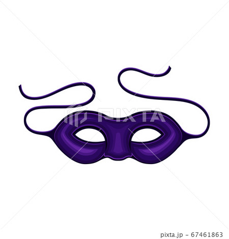 Blue Mask Isolated on White Background Vector Illustration 67461863