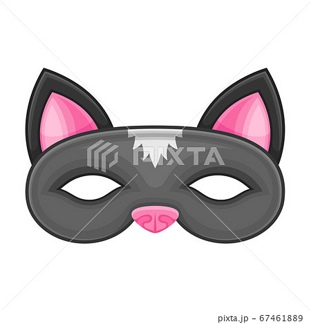 Cat Mask as Carnival or Party Attribute Vector Illustration Cat Mask as Carnival or Party Attribute Vector Illustration 67461889