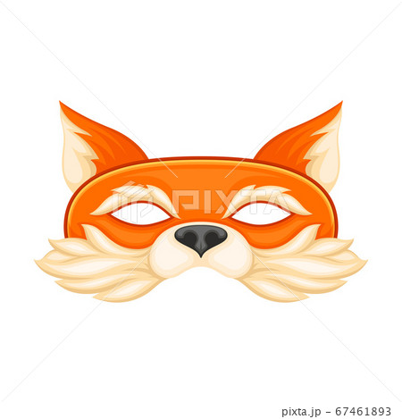 Fox Mask as Carnival or Party Attribute Vector Illustration 67461893