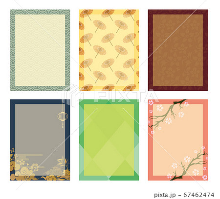 中国風背景素材セット 67462474