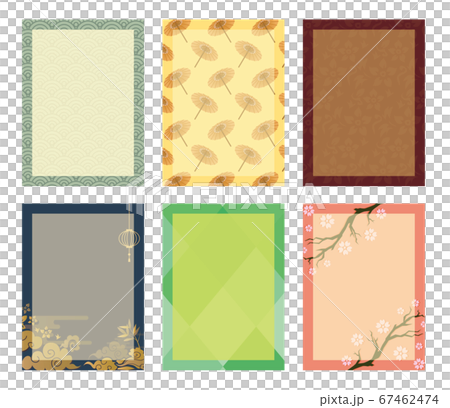 中国風背景素材セット 67462474