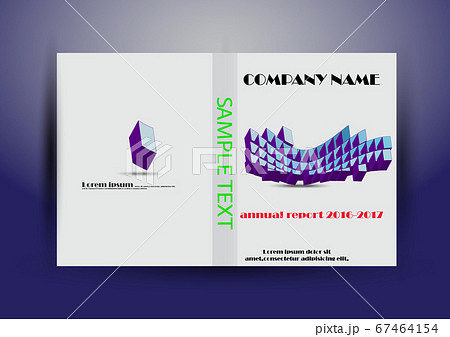 Cover Design template, annual report cover, flyer, 67464154