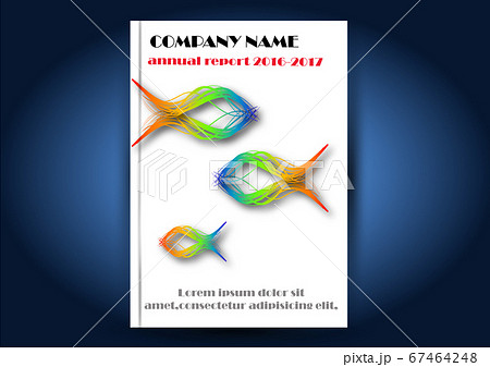 Cover Design template, annual report cover, flyer, 67464248