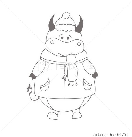 Year of the bull. Ox coloring page The animals are Year of the bull. Ox coloring page The animals are 67466759