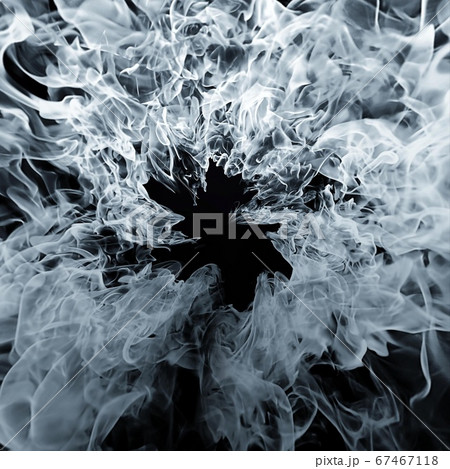 煙が渦巻く抽象的な背景のイラスト素材