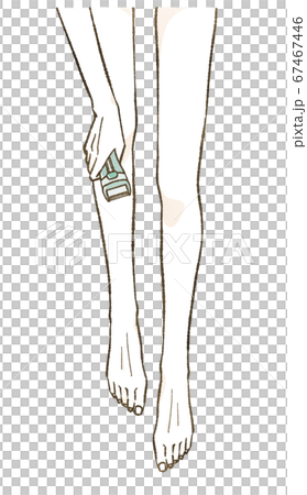 用電動剃須刀去除腿上多餘的頭髮 67467446