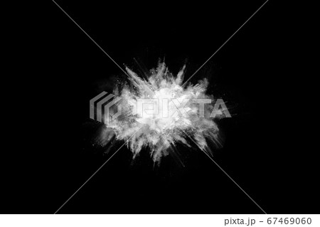 White powder explosion on black background. Colored cloud. Colorful dust explode. Paint Holi. White powder explosion on black background. Colored cloud. Colorful dust explode. Paint Holi. 67469060