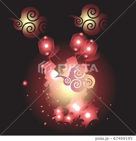 Chinese New Year greeting card of year vector Chinese New Year greeting card of year vector 67469195