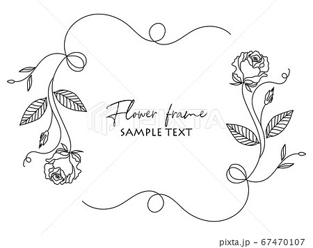 Hand Drawn Floral Lineart Wedding Border,border Sketch,border Drawing PNG  Image And Clipart Image For Free Download - Lovepik | 380116498