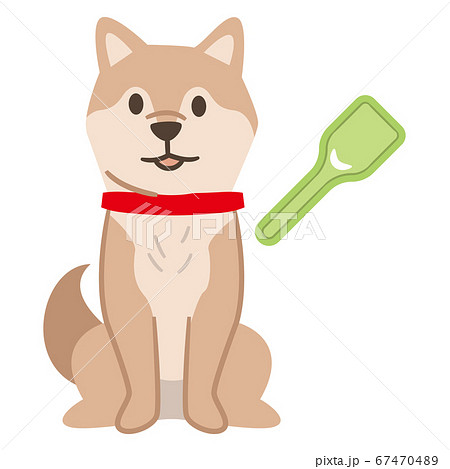 寄生虫予防薬と犬のイラストレーション 67470489