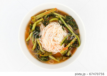 麺 ヨルムキムチ スープ 67470756