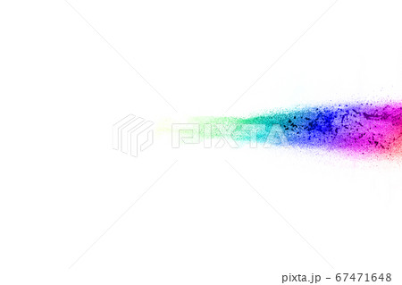 abstract powder splatted background. Colorful powder explosion on white background. Colored cloud. Colorful dust explode. Paint Holi. abstract powder splatted background. Colorful powder explosion on white background. Colored cloud. Colorful dust explode. Paint Holi. 67471648