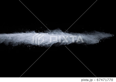 White powder explosion on black background. Colored cloud. Colorful dust explode. Paint Holi. White powder explosion on black background. Colored cloud. Colorful dust explode. Paint Holi. 67471770