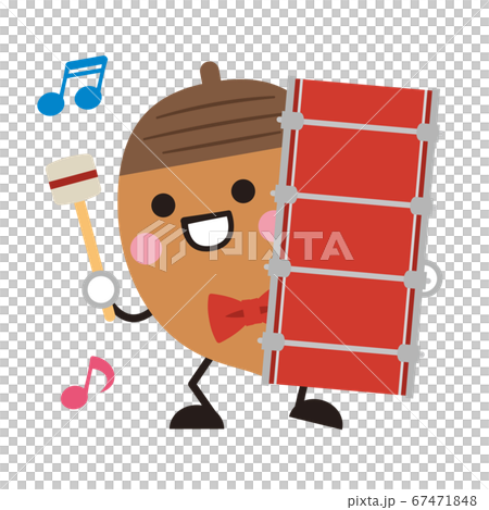 大太鼓 どんぐり ドングリ 音楽 発表会 演奏会 音楽会 楽器 イラスト 大太鼓 どんぐり ドングリ 音楽 発表会 演奏会 音楽会 楽器 イラスト 67471848