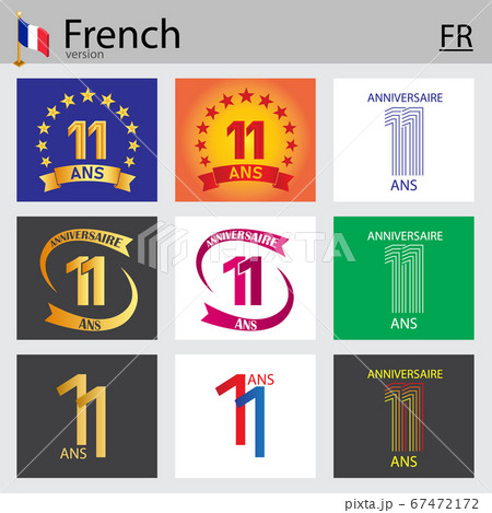 French set of number 11 templates French set of number 11 templates 67472172