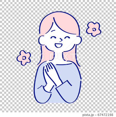 一個自信地微笑的女人 一個自信地微笑的女人 67472198