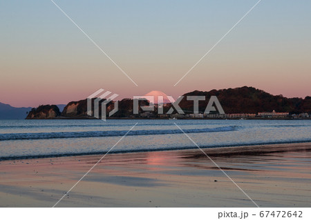 神奈川県 鎌倉 富士山 材木座 神奈川県 鎌倉 富士山 材木座 67472642