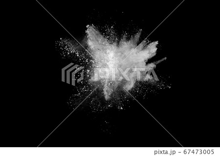 White powder explosion on black background. Colored cloud. Colorful dust explode. Paint Holi. White powder explosion on black background. Colored cloud. Colorful dust explode. Paint Holi. 67473005