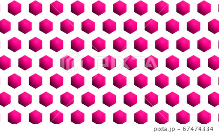 CGヘクサゴン グラデーションの六角形 CGヘクサゴン グラデーションの六角形 67474334