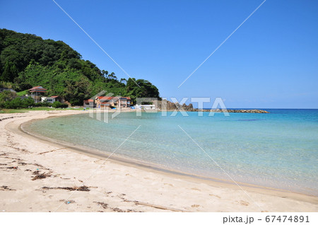 山陰の日本海を望む絶景ビーチ 山陰の日本海を望む絶景ビーチ 67474891