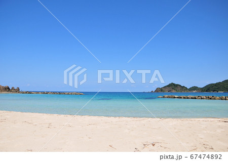 山陰の日本海を望む絶景ビーチ 山陰の日本海を望む絶景ビーチ 67474892